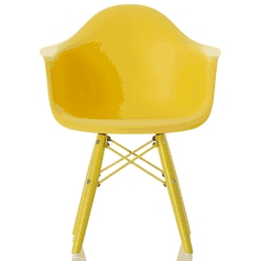 Little Nest Bucket Child Chair in Yellow - LN-BUCKET-YW