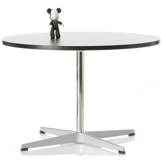 Little Nest Cygnet Child Table in Black with Silver Base - LN-CYTBL-BLKSL