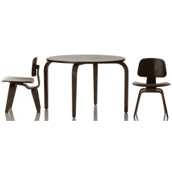 Little Nest Woody Child Table in Walnut - LN-WOODTBL-WAL