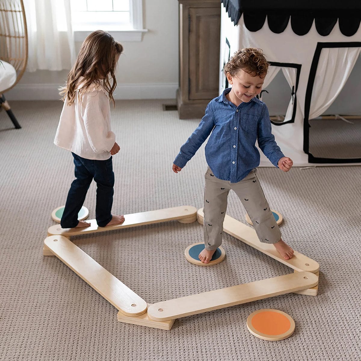 Little Partners Balance Beam Kit - Natural - LP07801