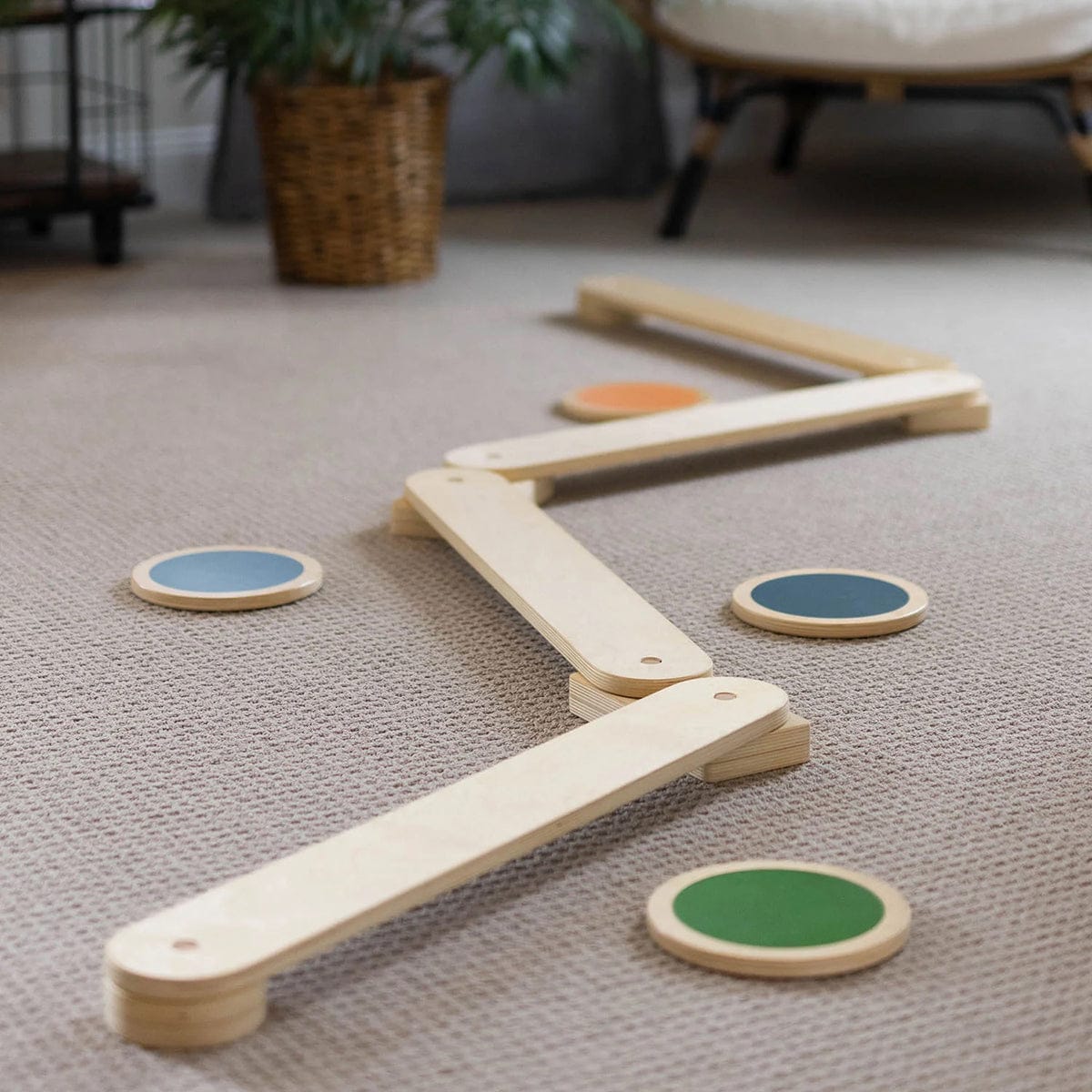 Little Partners Balance Beam Kit - Natural - LP07801