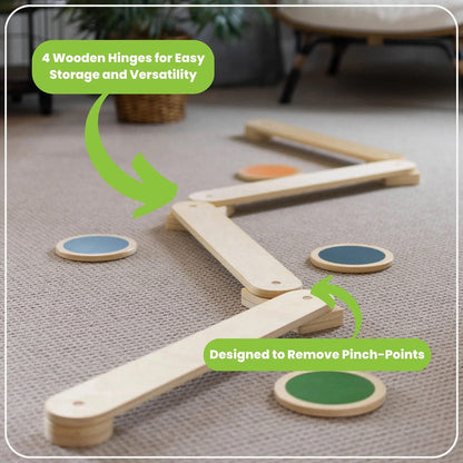 Little Partners Balance Beam Kit - Natural - LP07801