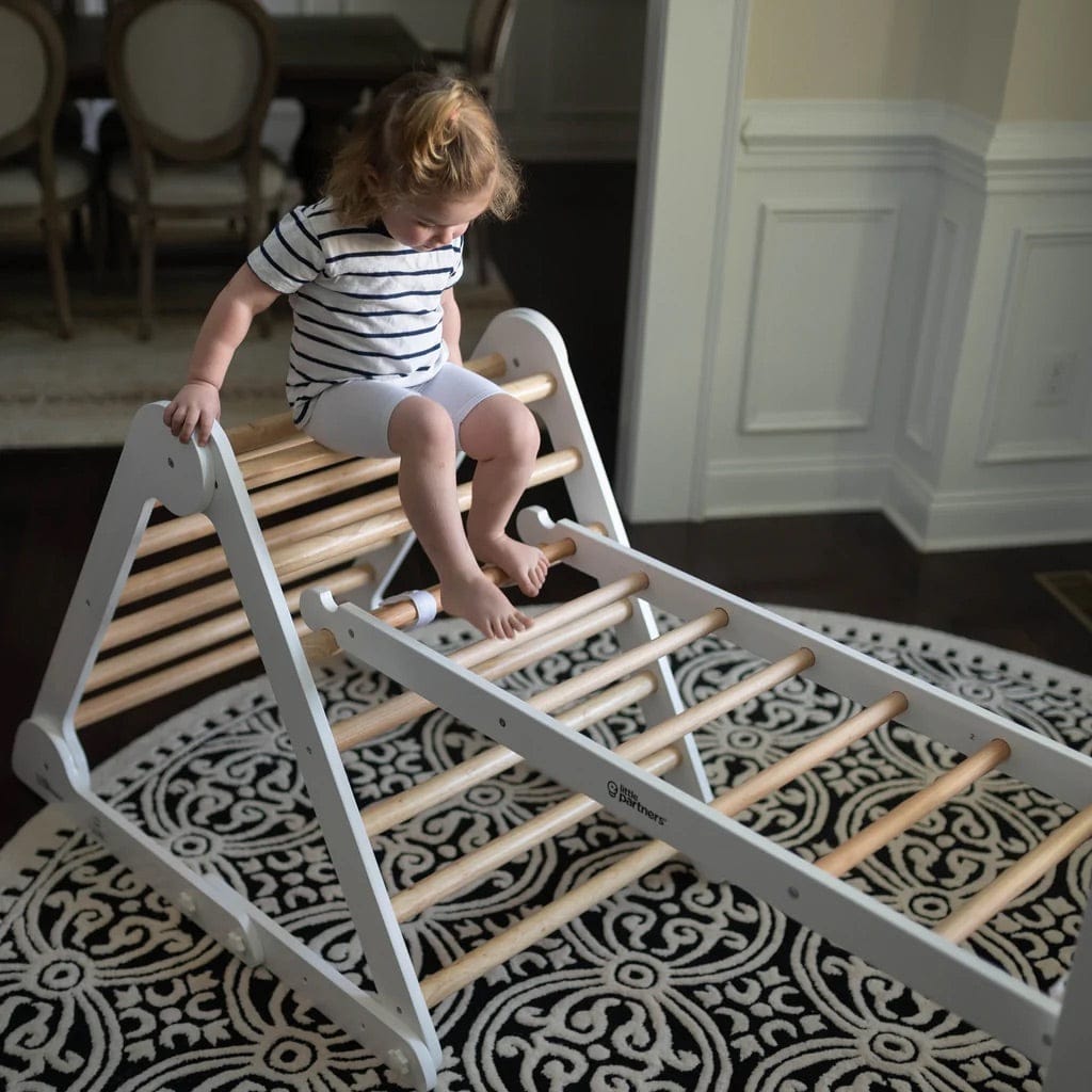 Little Partners Climbing Ladder - Soft White / Natural (Unassembled) - LP079527-KD