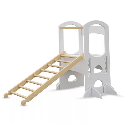 Little Partners Climbing Ladder - Soft White / Natural (Unassembled) - LP079527-KD