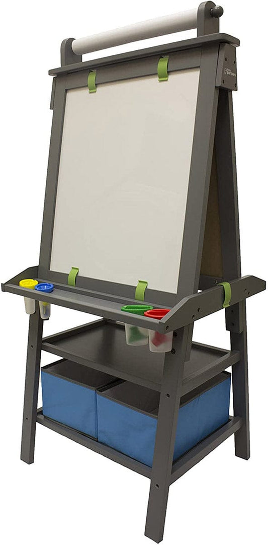 Little Partners Deluxe Art Easel Center - Earl Grey - LP028021