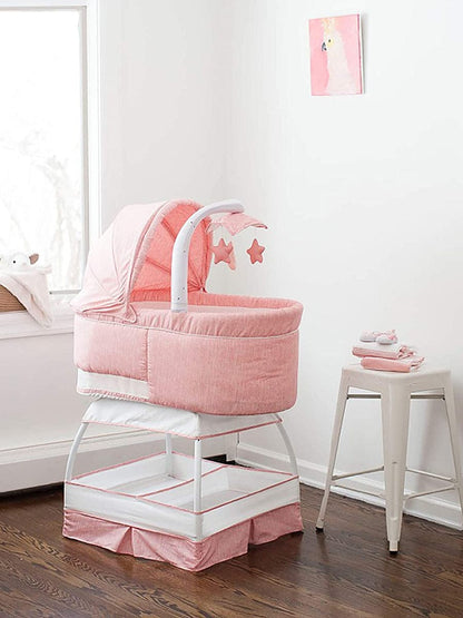 TruBliss Deluxe Bassinet - Vintage Coral - BA302-VCO