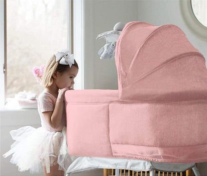 TruBliss Deluxe Bassinet - Vintage Coral - BA302-VCO