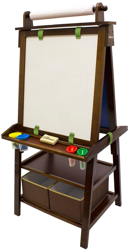Little Partners Deluxe Learn 'N Play Art Center Easel - Espresso - LPR02807