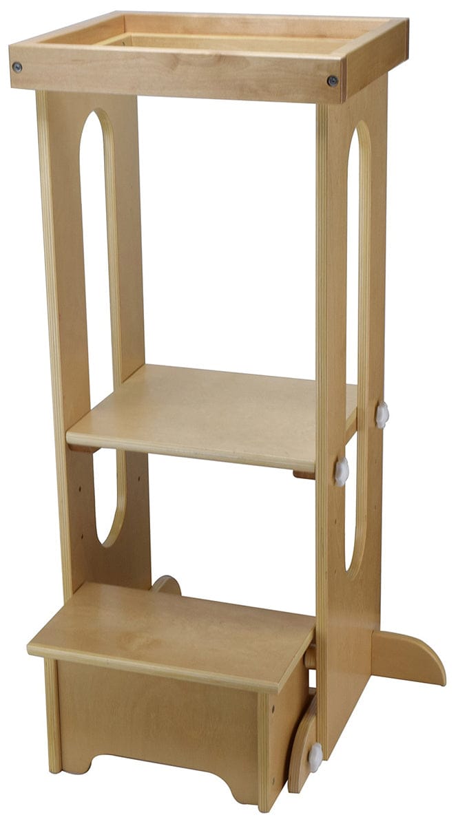 Little Partners Explore N Store Learning Tower - Natural - LP01451