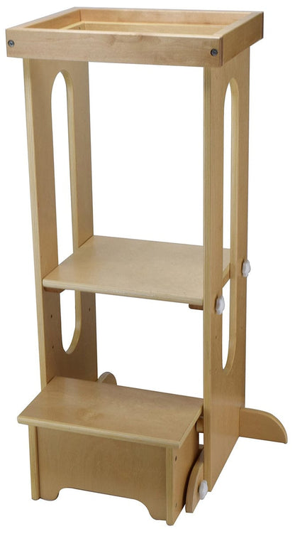 Little Partners Explore N Store Learning Tower - Natural - LP01451