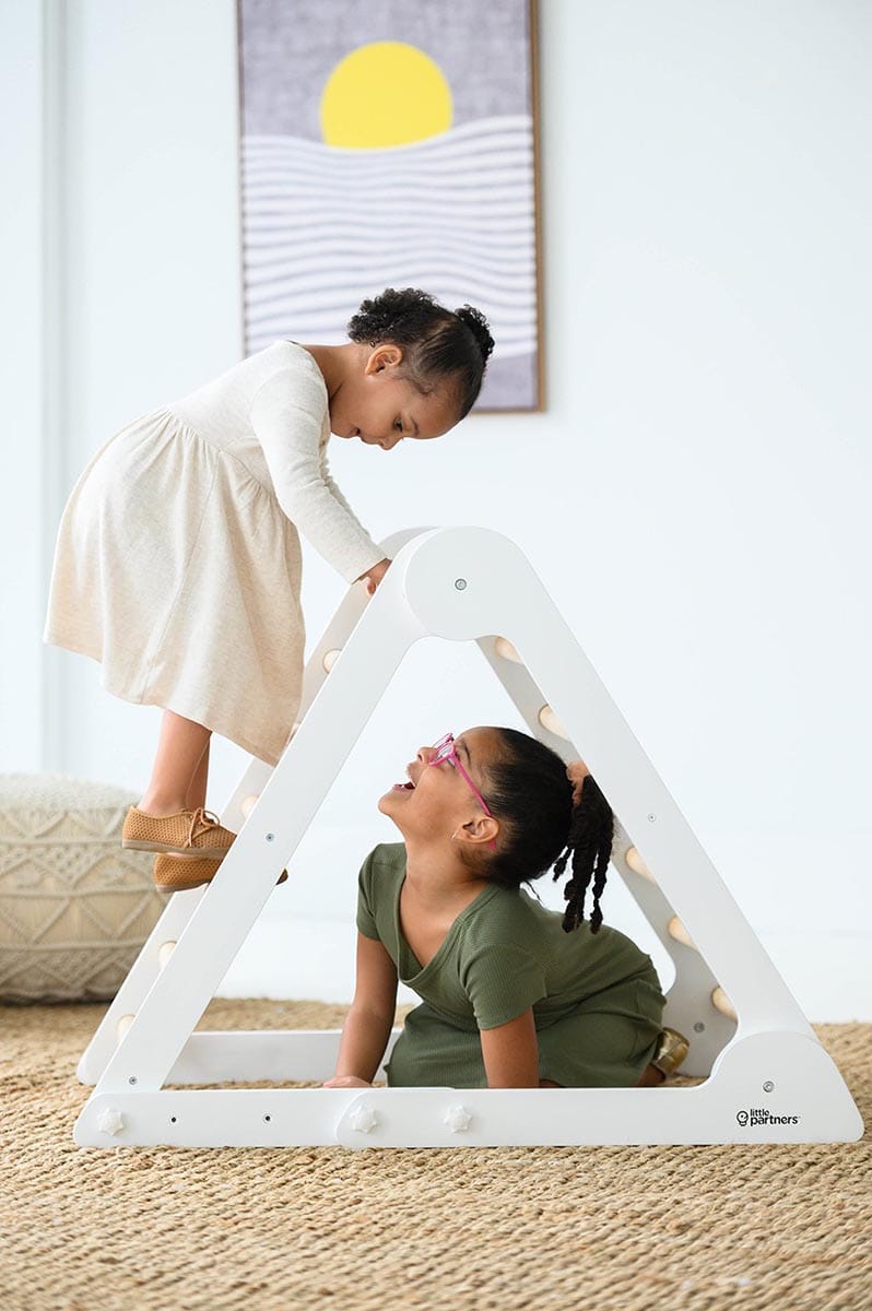 Little Partners Learn N Climb Triangle - Natural (Fully Assembled) - LP07701-FAS