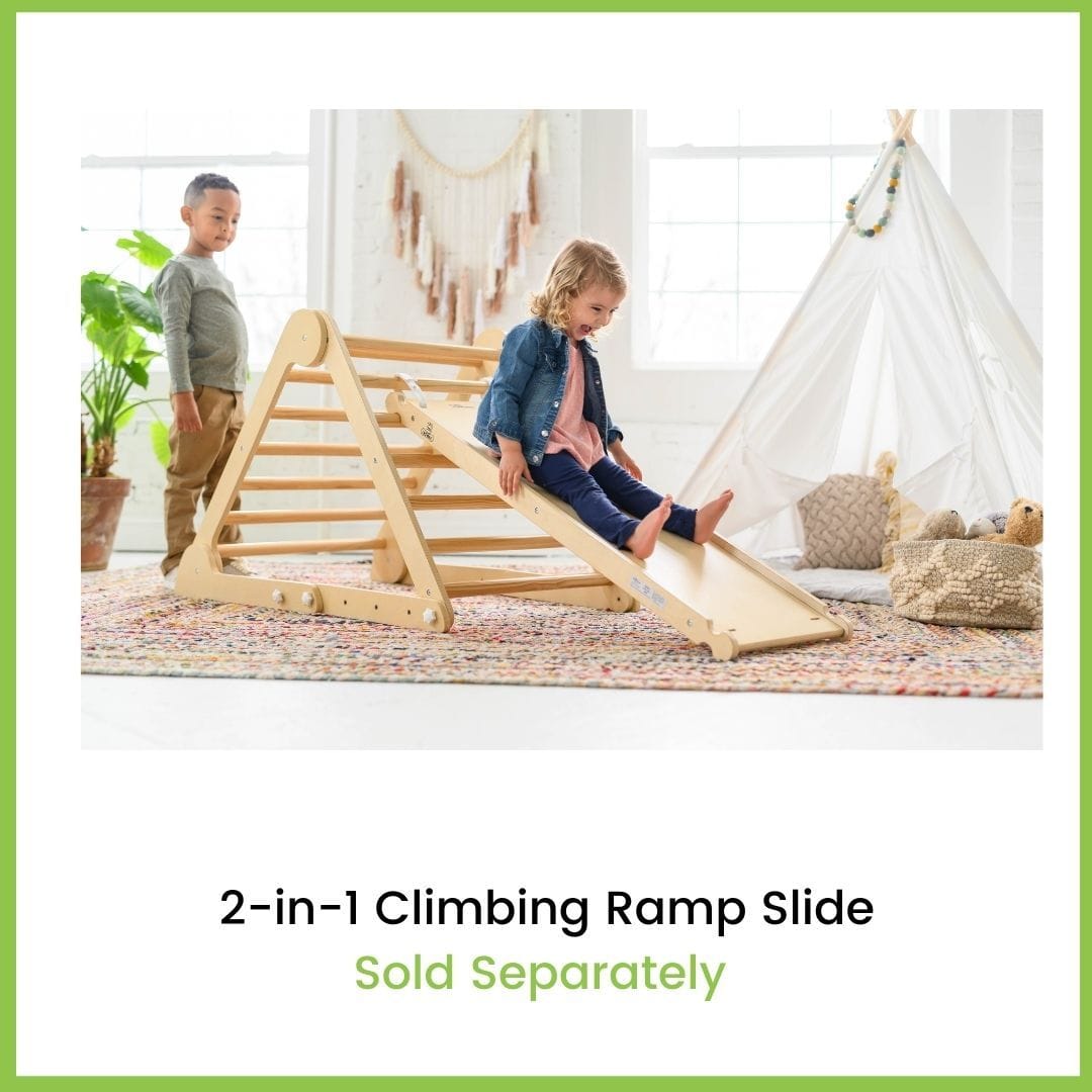 Little Partners Learn N Climb Triangle - Natural (Fully Assembled) - LP07701-FAS