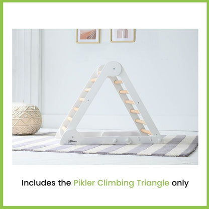 Little Partners Learn N Climb Triangle - Soft White / Natural (Fully Assembled) - LPR077027-FAS