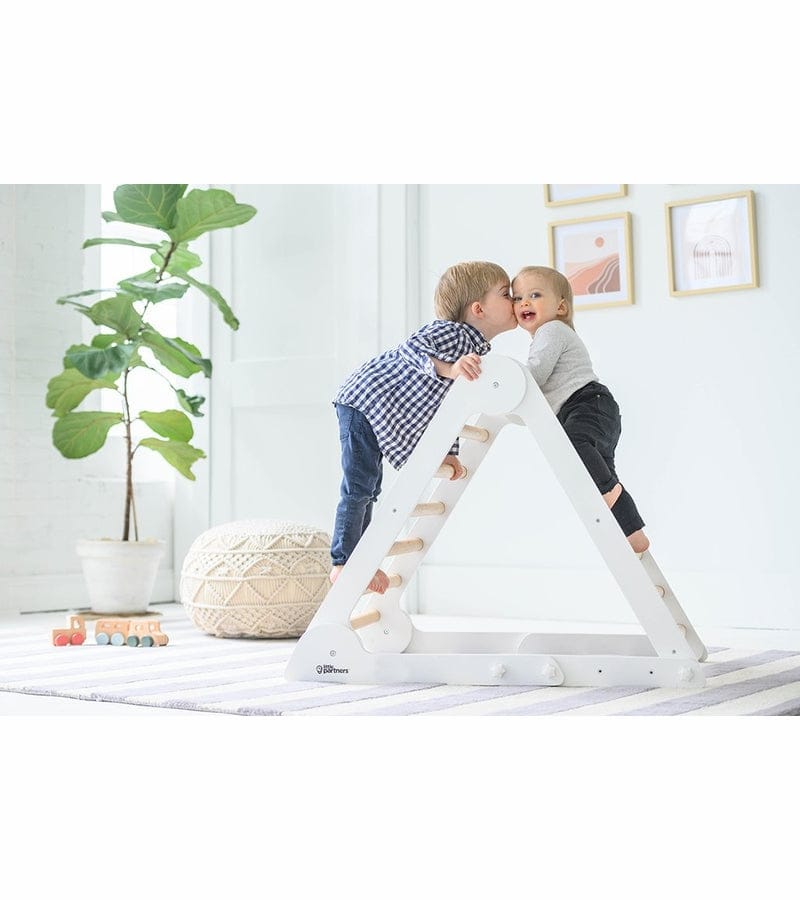 Little Partners Learn N Climb Triangle - Soft White / Natural (Unassembled) - LP077027-KD