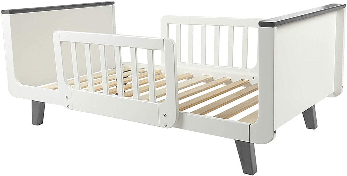 Little Partners MOD Toddler Bed - White & Earl Grey - LP91428