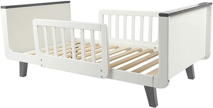 Little Partners MOD Toddler Bed - White & Earl Grey - LP91428