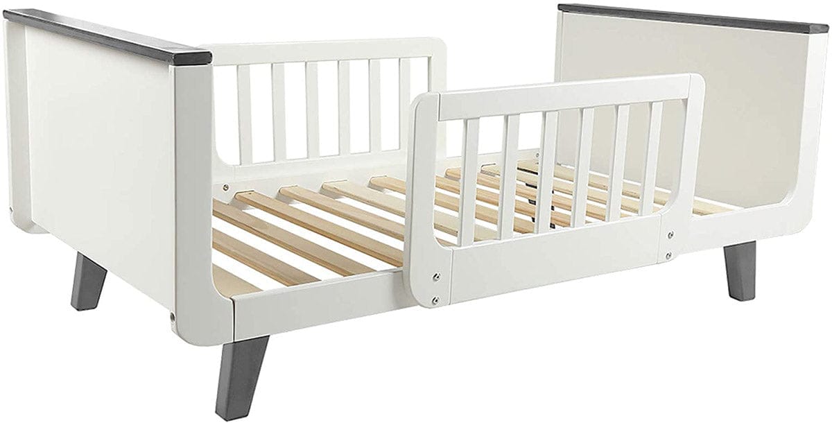 Little Partners MOD Toddler Bed - White & Earl Grey - LP91428
