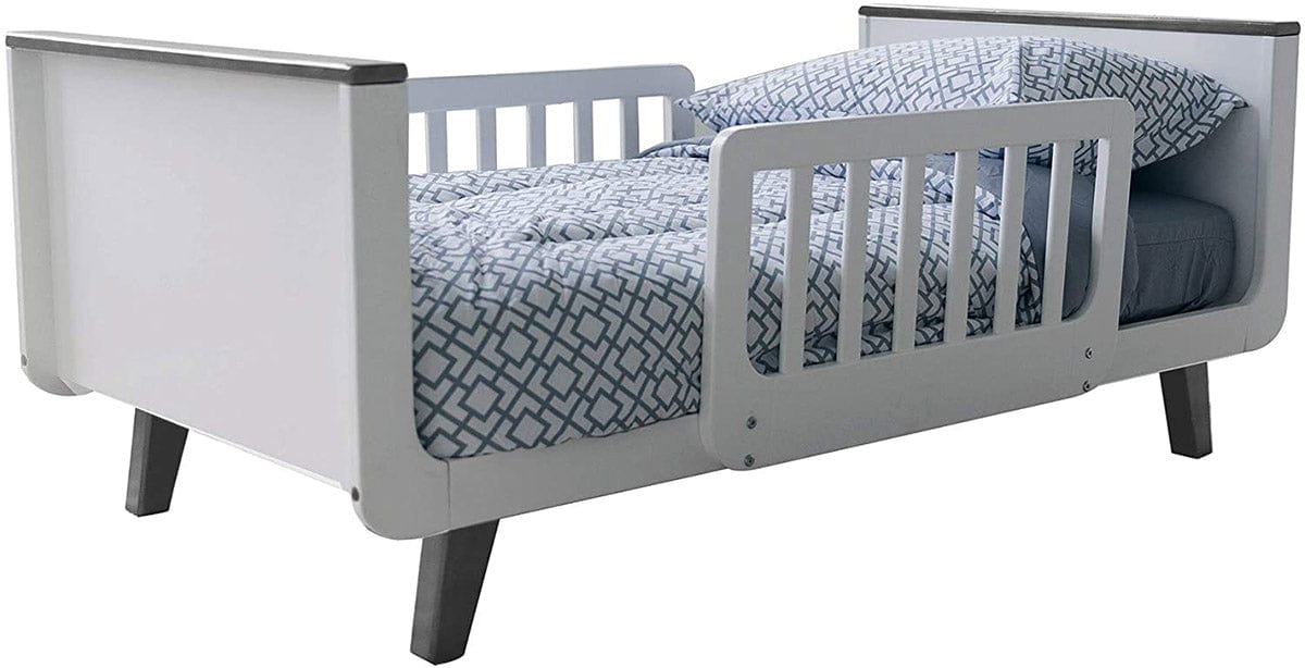 Little Partners MOD Toddler Bed - White & Earl Grey - LP91428