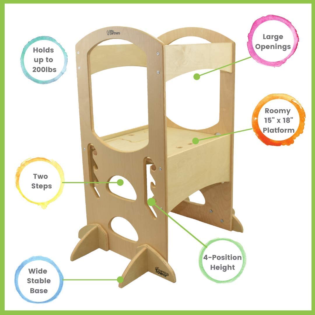 Little Partners Original Learning Tower - Natural - LP01411