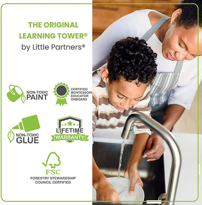 Little Partners Original Learning Tower - Olive Green - LP01418