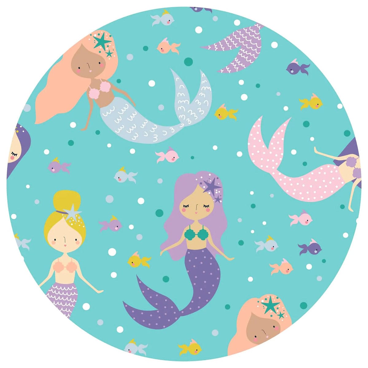 Little Sleepies Bamboo Viscose Zippy - Mermaid Magic, 0 - 3 months - LS-Z-MRMAID-02