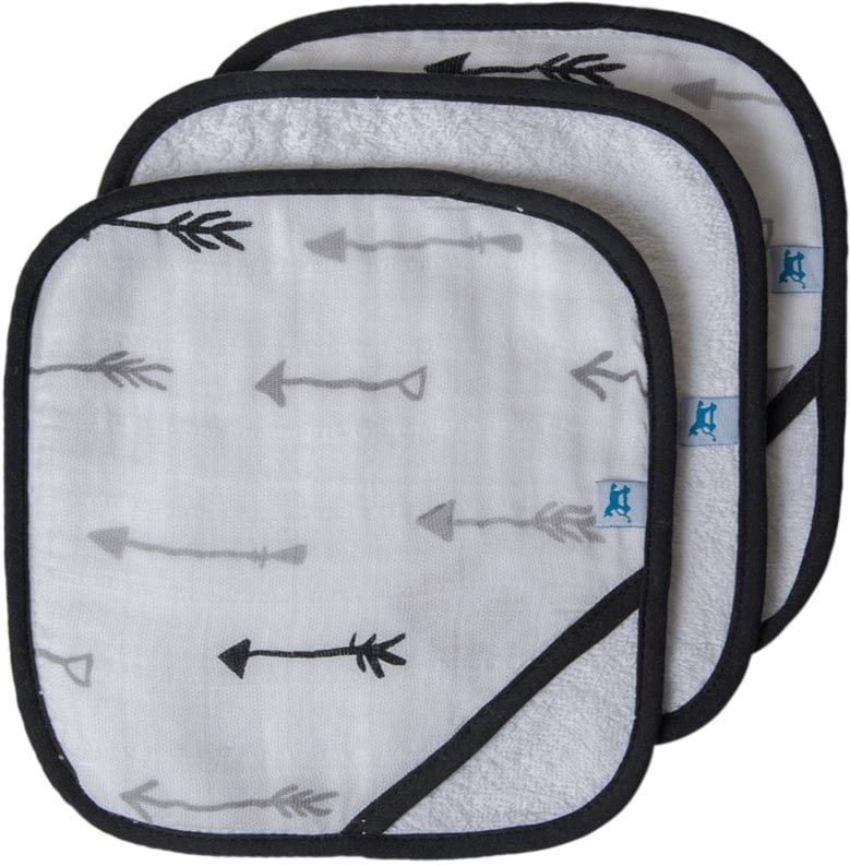 Little Unicorn 3 Pack Cotton Washcloth Set - Arrow - UH0110