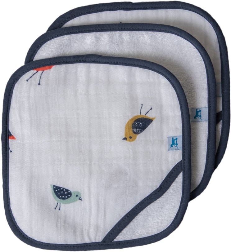 Little Unicorn 3 Pack Cotton Washcloth Set - Little Wings - UH0105