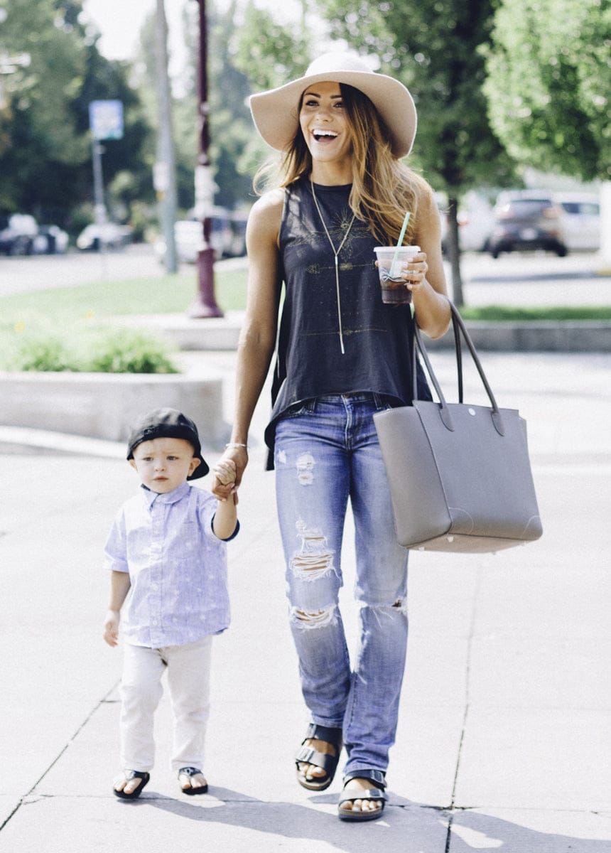 Little Unicorn Brookside Tote - Taupe