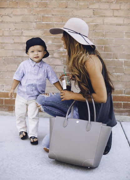 Little Unicorn Brookside Tote - Taupe