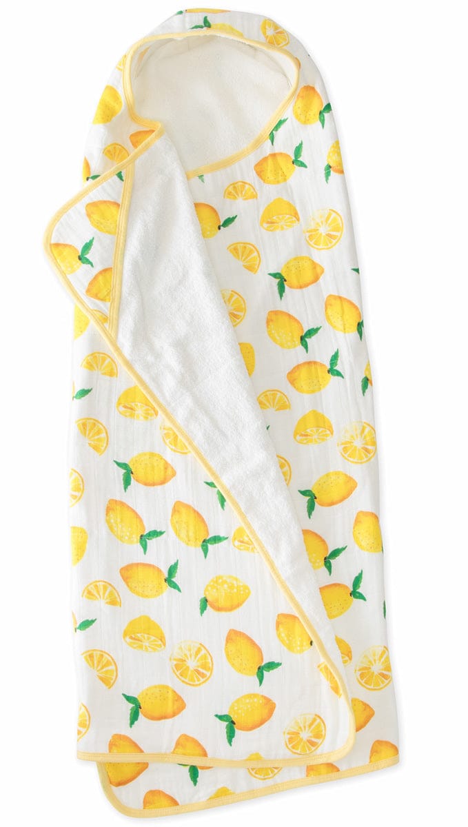 Little Unicorn Cotton Big Kid Hooded Towel - Lemon - UH0202
