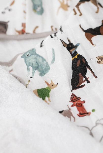Little Unicorn Cotton Big Kid Hooded Towel - Woof - UH0216