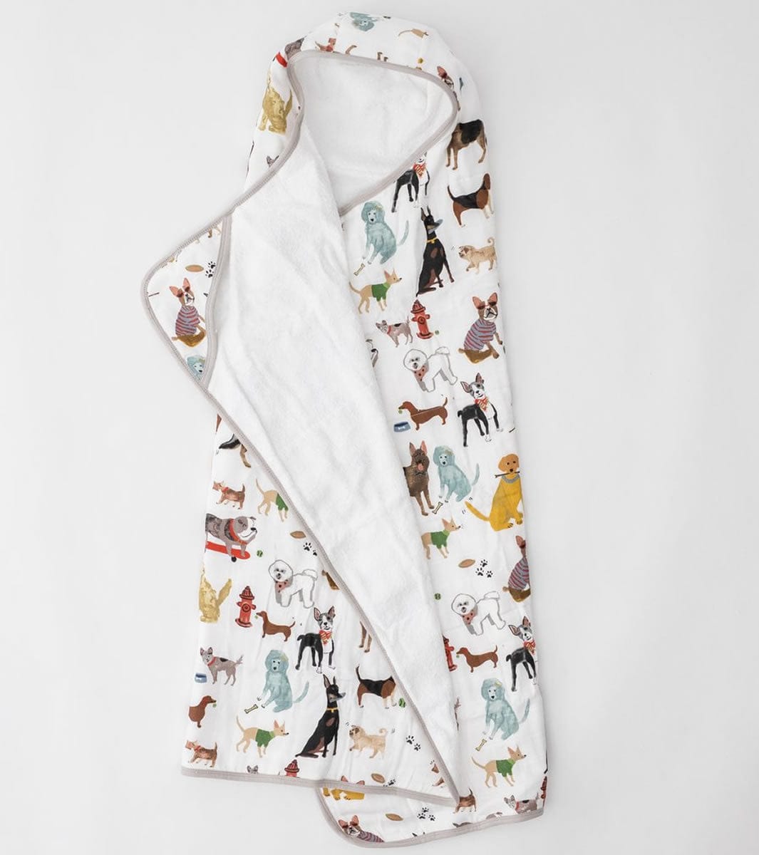 Little Unicorn Cotton Big Kid Hooded Towel - Woof - UH0216