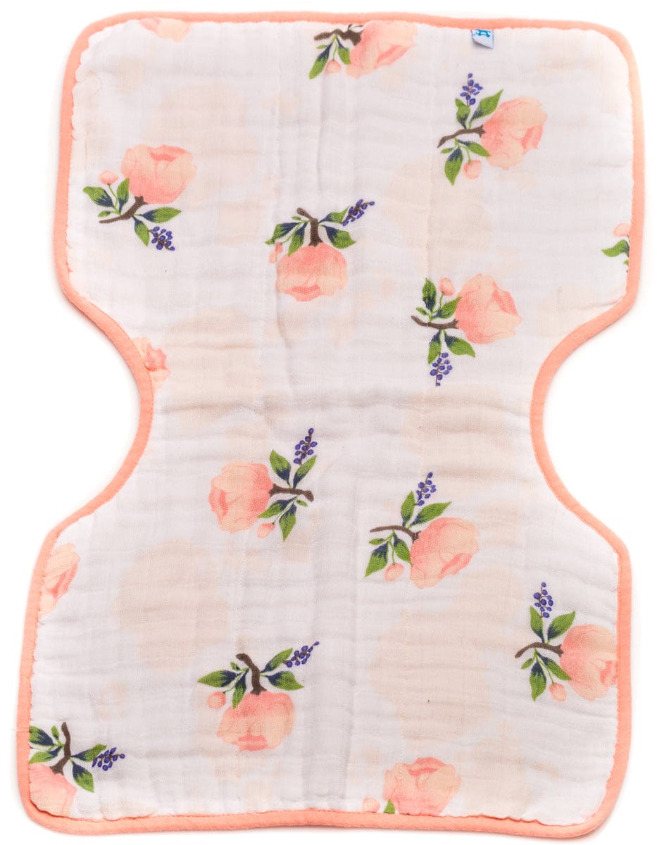 Little Unicorn Cotton Burp Cloth - Watercolor Rose - UF0401