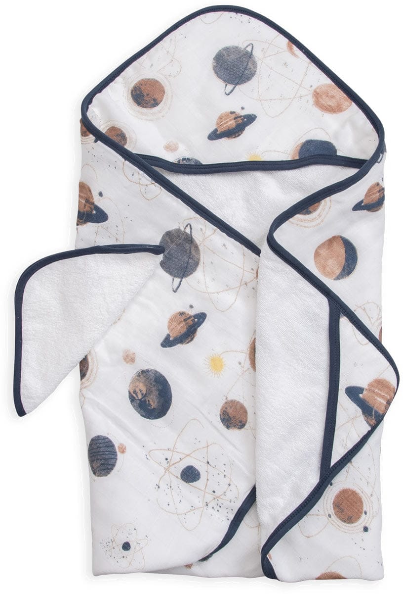 Little Unicorn Cotton Hooded Towel & Washcloth - Planetary - UH0014