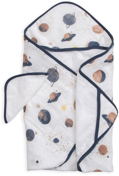 Little Unicorn Cotton Hooded Towel & Washcloth - Planetary - UH0014