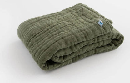 Little Unicorn Cotton Muslin Baby Quilt - Fern - UB2113