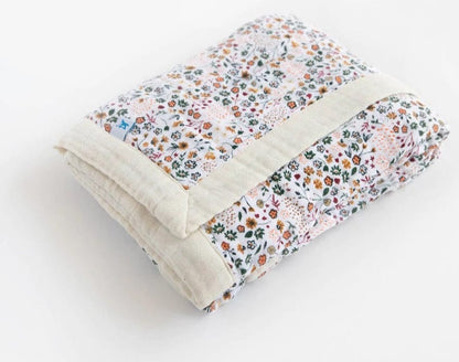 Little Unicorn Cotton Muslin Baby Quilt - Pressed Petals - UB2118