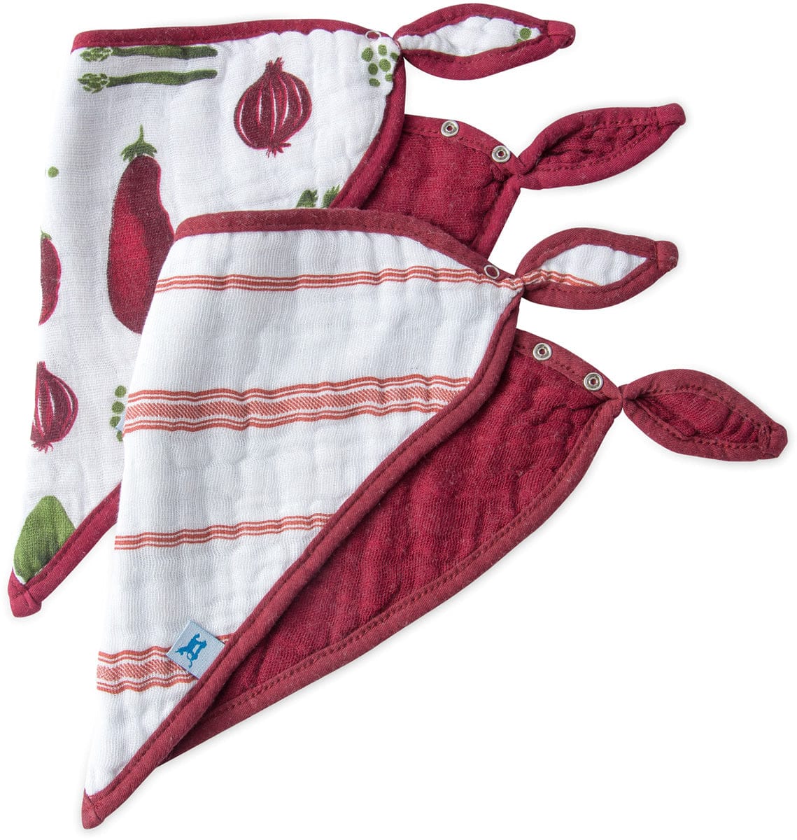 Little Unicorn Cotton Muslin Bandana Bib 2 pack - Farmers Market - UF0119
