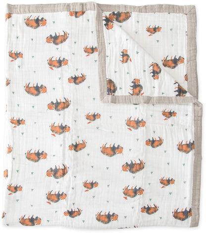 Little Unicorn Cotton Muslin Big Kid Quilt - Bison - UB1704
