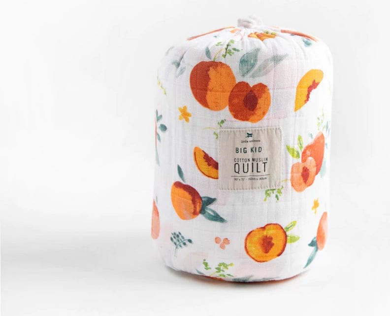 Little Unicorn Cotton Muslin Big Kid Quilt - Georgia Peach - UB1731