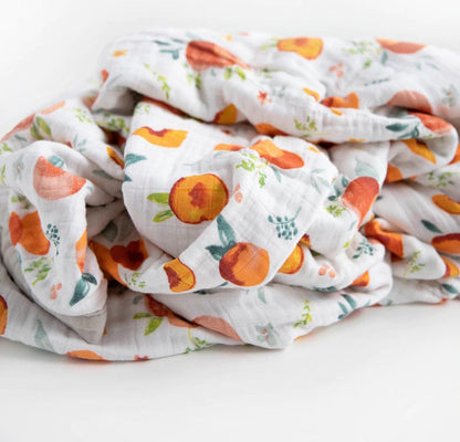 Little Unicorn Cotton Muslin Big Kid Quilt - Georgia Peach - UB1731
