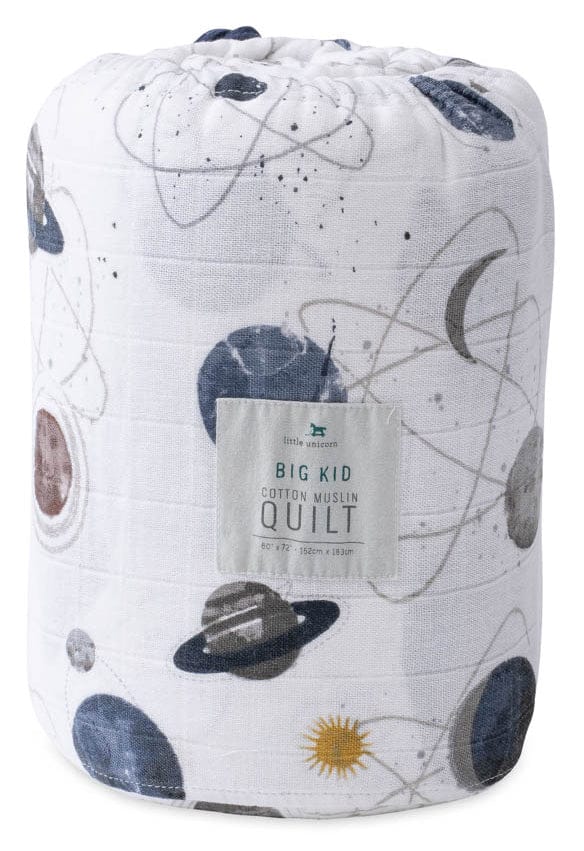 Little Unicorn Cotton Muslin Big Kid Quilt - Planetary - UB1716