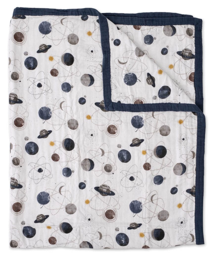 Little Unicorn Cotton Muslin Big Kid Quilt - Planetary - UB1716