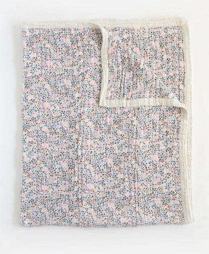 Little Unicorn Cotton Muslin Big Kid Quilt - Pressed Petals - UB1730