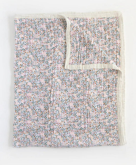 Little Unicorn Cotton Muslin Big Kid Quilt - Pressed Petals - UB1730