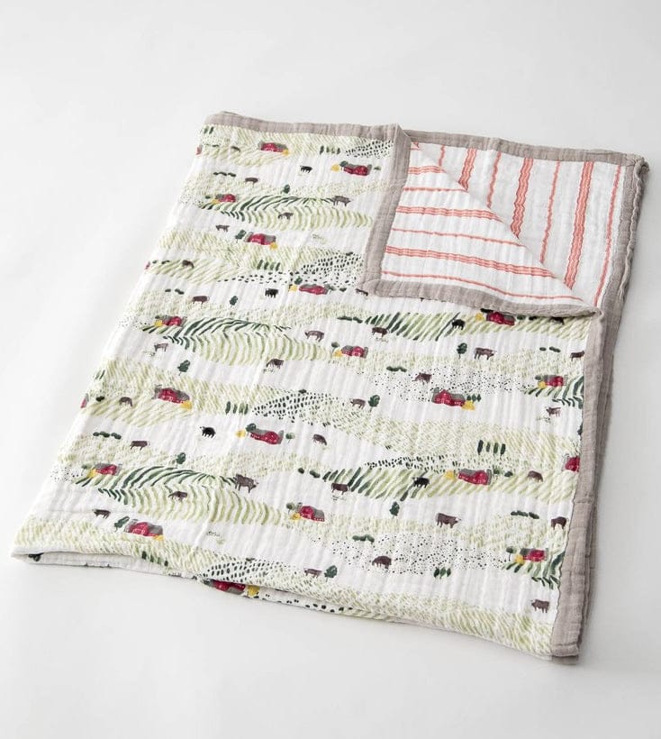 Little Unicorn Cotton Muslin Big Kid Quilt - Rolling Hills - UB1707