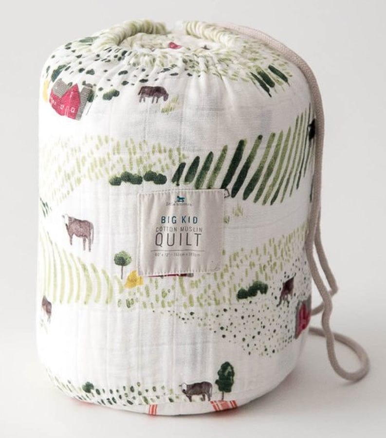 Little Unicorn Cotton Muslin Big Kid Quilt - Rolling Hills - UB1707