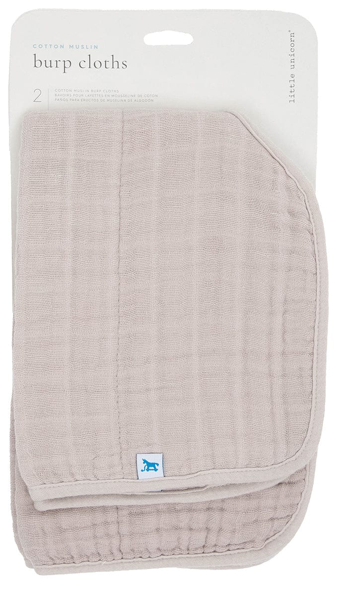 Little Unicorn Cotton Muslin Burp Cloth 2 Pack - Porpoise - UF0912