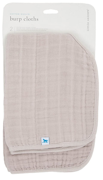 Little Unicorn Cotton Muslin Burp Cloth 2 Pack - Porpoise - UF0912