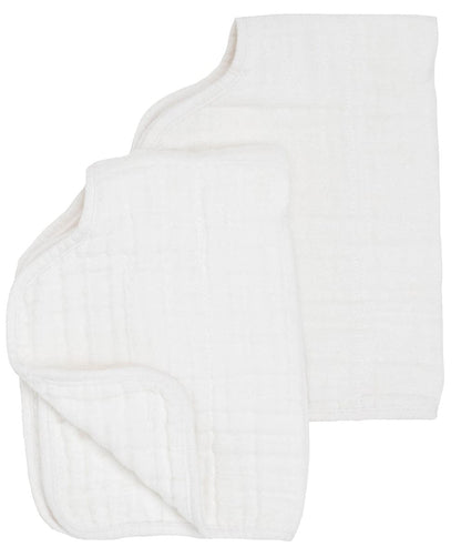 Little Unicorn Cotton Muslin Burp Cloth 2 Pack - White - UF0900